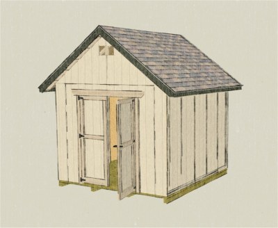 After you build this gable shed it will have all the following