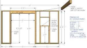 Views Building Section Floor Plan Layout Front Wall Framing