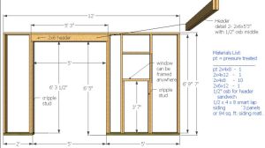 Shed Door Plans