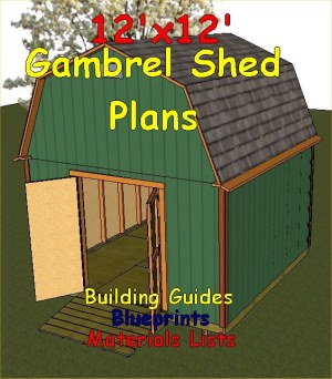 Gambrel Shed Plans with Loft