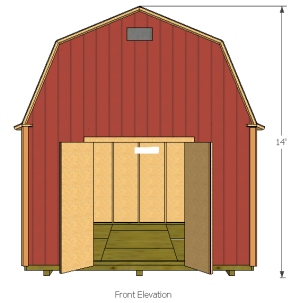 Free Barn Shed Plans 12X16