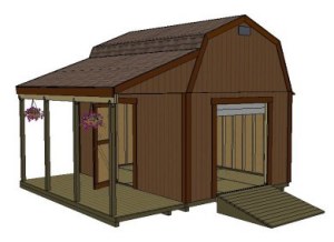 Shed Plans 12x16 Barn shed plans