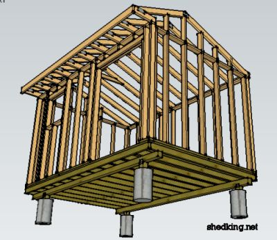 Building a Shed Floor Plans