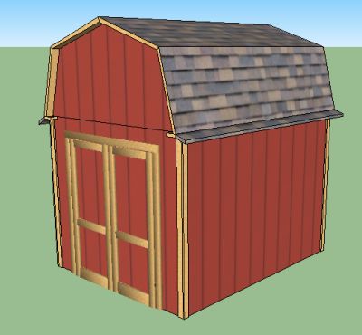 Barn Shed Plans with Loft