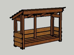 Wood Firewood Storage Shed Plans