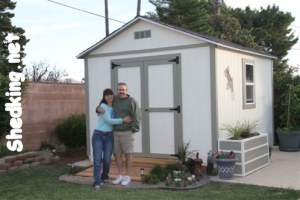 Landscaping Ideas around Storage Shed