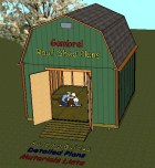 Gambrel Roof Shed Plans