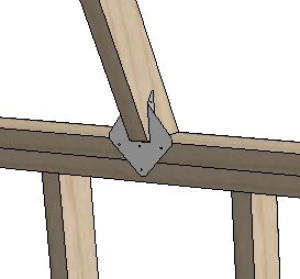 shed fasteners rafter building roof nails hurricane simpson hangers joist tie plans sheds truss anchor shedking deck build trusses framing