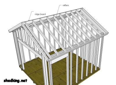 Shed Gable Roof Framing