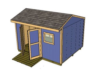 Saltbox Shed Plans