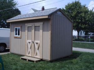 Saltbox Storage Shed Plans