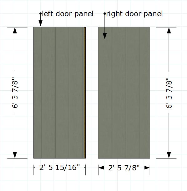 How to Build Double Shed Doors