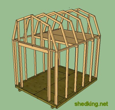 12X18 Shed with Loft Plans