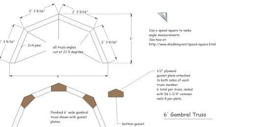 How to Build a Gambrel Roof Truss