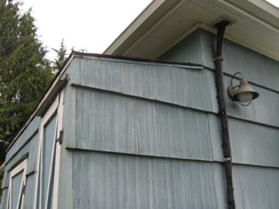 Making shed doors last in the rain.