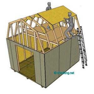 free gambrel shed plans 10x12 gambrel math - building