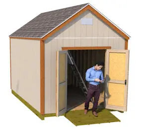 These diy 10x16 gable shed plans come with detailed shed building guide, materials list for shopping and building, email support and interactive 3d shed model.