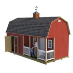 12x24 barn with porch plan 300x300