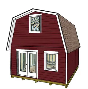 16x20 Barn Shed Plan 500