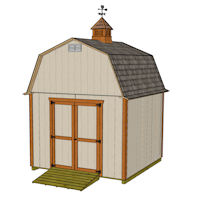 10x10 barn shed plans.