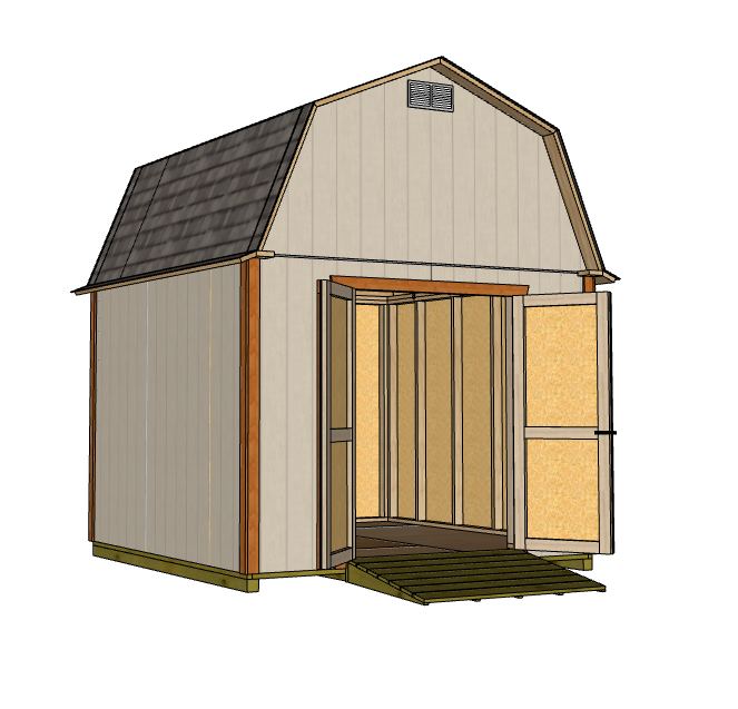 10x10 barn shed plan