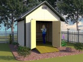 10x10 gable storage shed plans