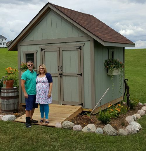 Backyard Storage Shed, 10x10 Gable Shed Plans