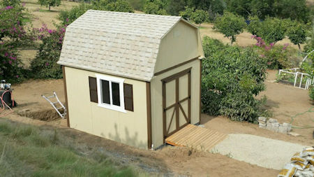 10x12 barn shed plans used by one of my customers.