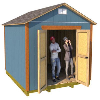 10x12 gable shed plan