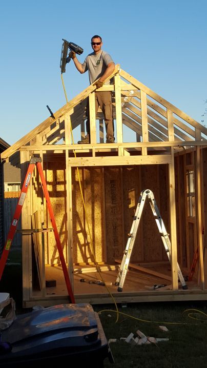 build a shed, shed construction, shed building