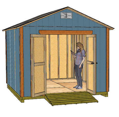 10x12 shed plans with dormer icreatables.com