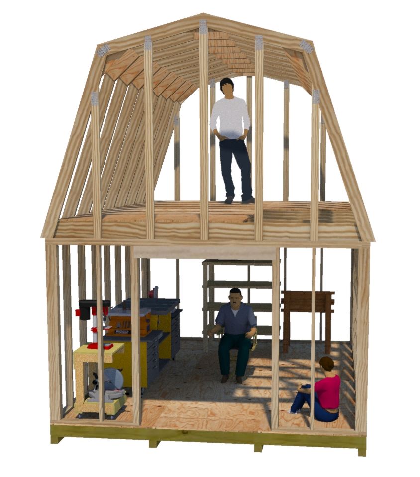 Shed Truss Plans, Shed Roof, Shed Roof Construction