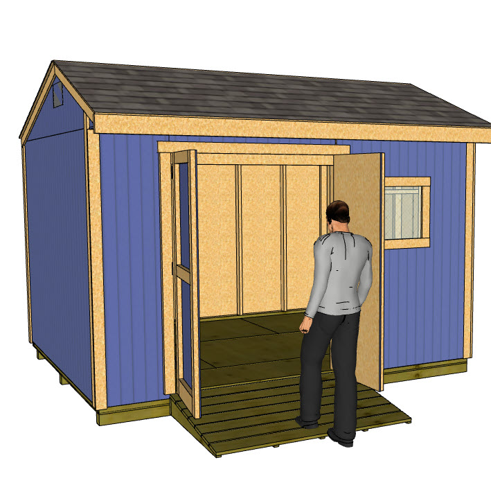 12x10 saltbox shed plan