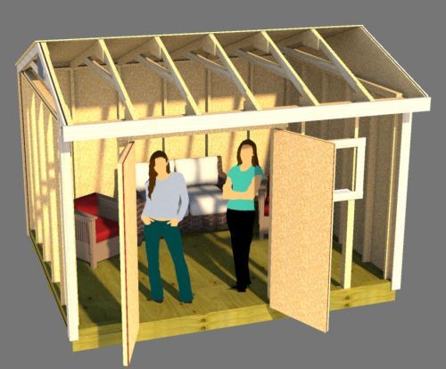 pent roof shed plans how to build diy by