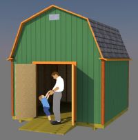 12x12 barn shed plans