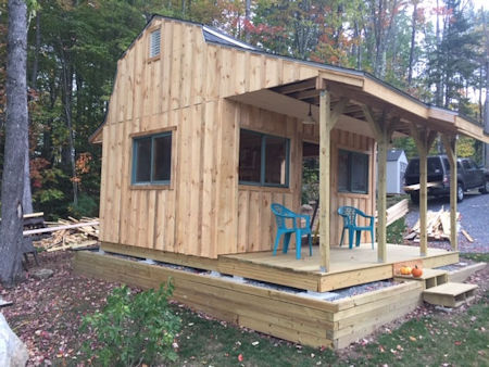thumbnail image 2 of 6x10 Storage Shed / Playhouse Saltbox Plans – Material List Included #70610 2 of 6