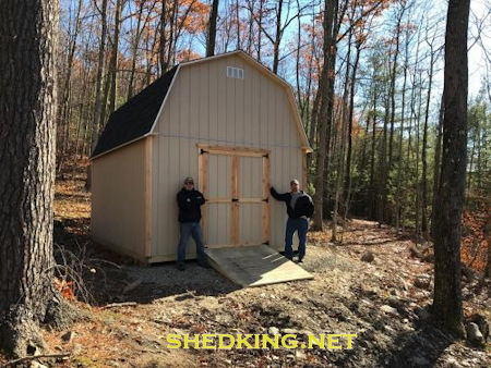 12x16 barn shed plans used by one of my customers.