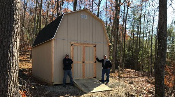 Shed costs may be higher with a barn style roof Shed costs may be higher with a barn style roof