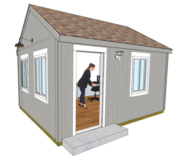 The best shed size for building a home office The best shed size for building a home office
