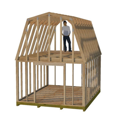 Trusses For 2 Story Shed Plans