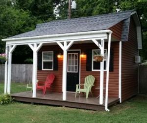 plans to build sheds with porches