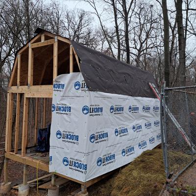 Installing house wrap 