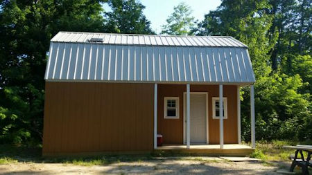 One of my customers used these 12x24 barn shed plans to build his neat shed.