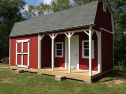 Barn Shed Plans, Small Barn Plans, Gambrel Shed Plans