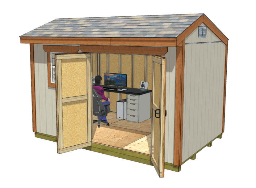 12x8 Shed Plans 206