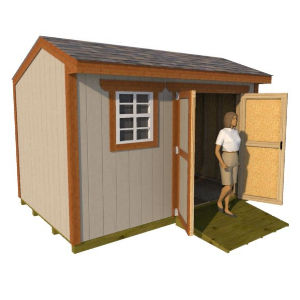12x8 saltbox shed plan