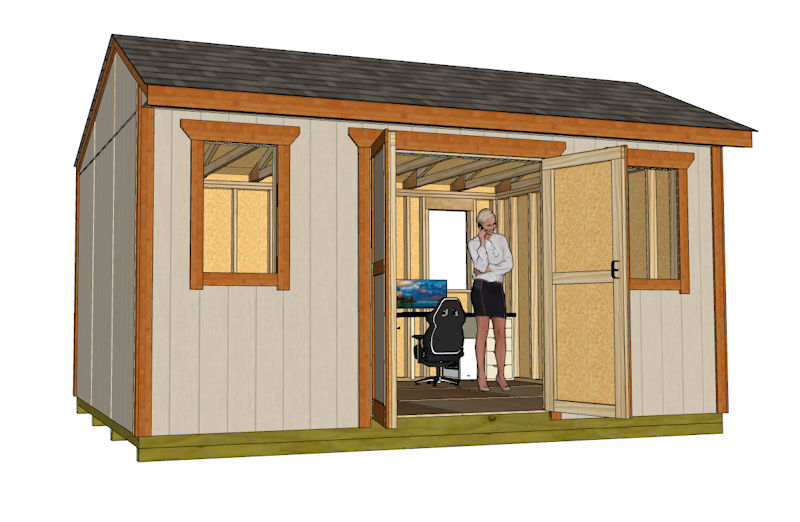 Saltbox firewood sales shed plans