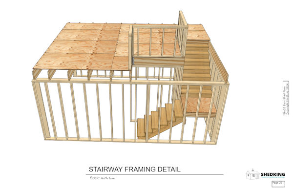 16x20 barn stairway detail 600