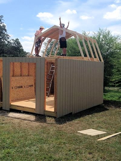 the easiest floor to make for your metal shed or plastic