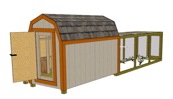 4x8 chicken coop run 2 6-00